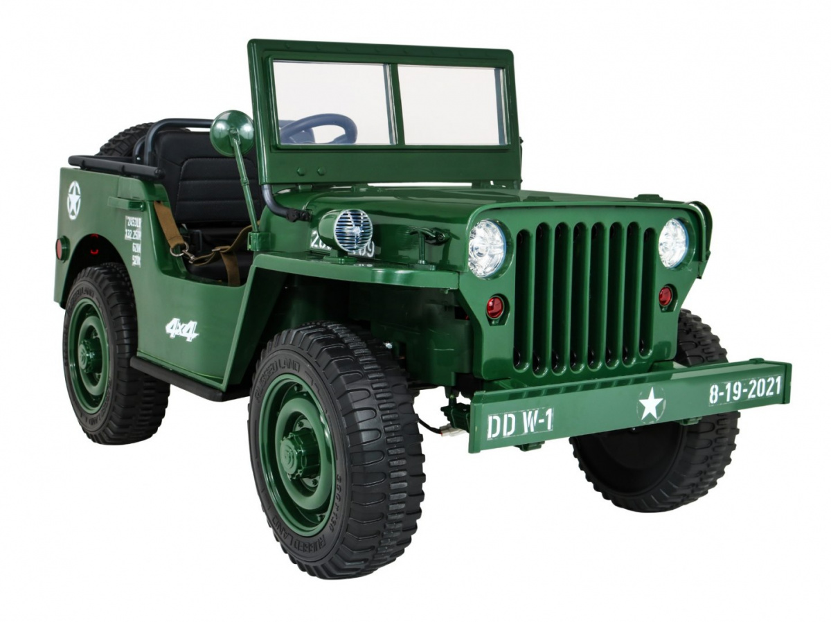 Jeep Willys 4X4 3 Posti Verde